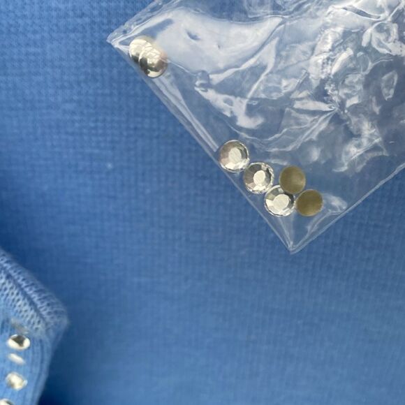 Quacker Factory Jeanne Bice Sparkle  & Shine 2 In 1 Knit Carigan & Cami - Picture 5 of 12